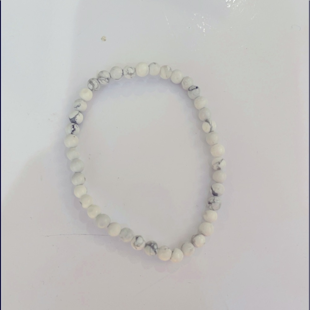 Marble bead bracelet